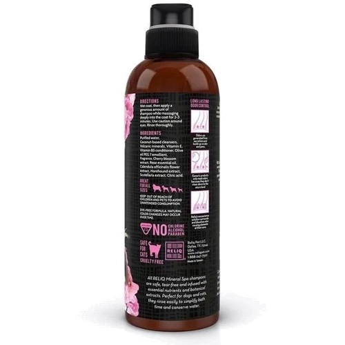 Шампунь Reliq Mineral Spa Cherry Blossom Shampoo для собак с экстрактом соцветий вишни 500 мл (S500-CHB): Объем 500 мл