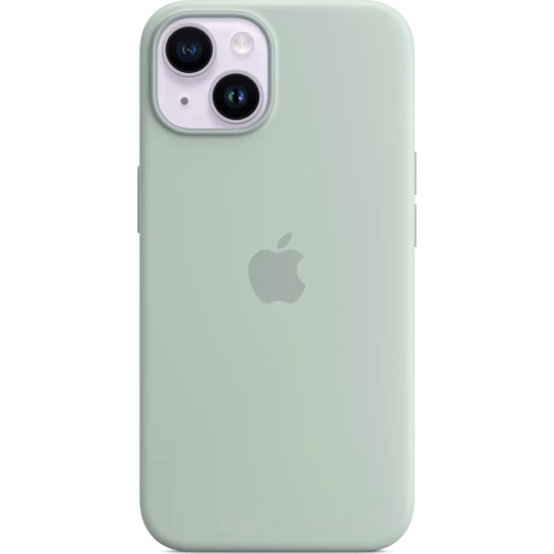 Чехол для iPhone Apple iPhone 14 Silicone Case with MagSafe - Succulent (MPT13ZE/A): Тип аксессуара чехол