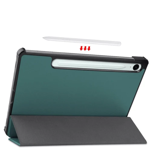 Аксесуар для планшетних ПК BeCover Smart Case Dark Green для Samsung X710 Galaxy Tab S9 / X510/X516B Galaxy Tab S9 FE (710410) фото 5