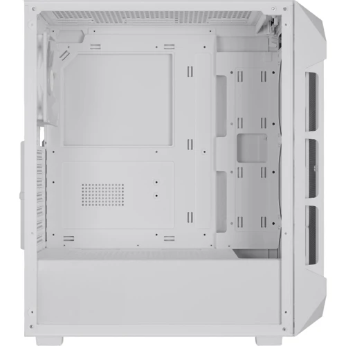 Корпус Gamdias Aura GC1 Elite White (4712960139305): Материал передней панели пластик и металл