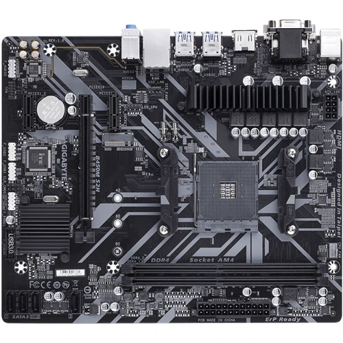 Gigabyte B450M S2H Socket AM4: Оперативна пам'ять DDR4 3200