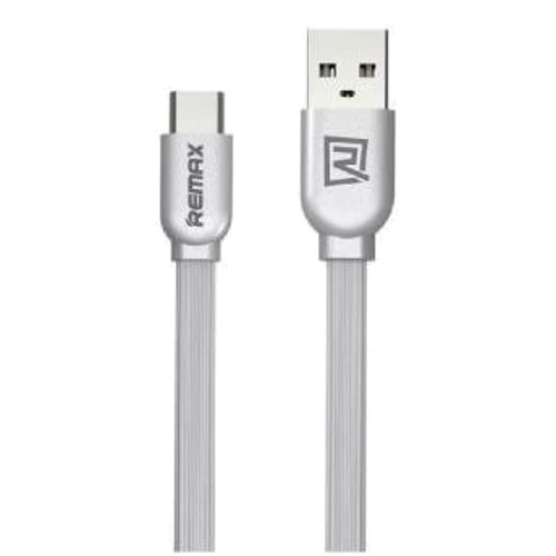 Remax USB Cable to USB-C Quick Charge 1m Silver (RC-047a) (Кабелі)(78390394)