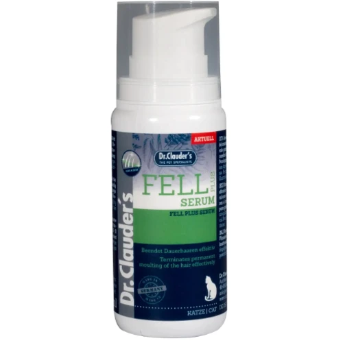 Витаминно-минеральный комплекс для кошек Dr. Clauder's Hair & Skin Fell Plus Serum эмульсия склонных к постоянной линьке 100 мл (21802050)