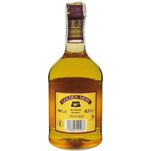 Виски Golden Arms 3 YO Blended Scotch Whisky 40% 0.7 л (FSH_3228825121077): Объем, л 0.7