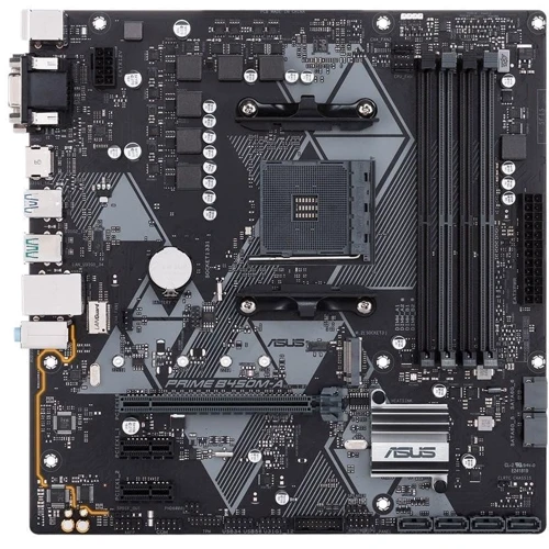 ASUS PRIME B450M-A: Роз'єми на платі PCI Express x1, SATA 3.0, M.2
