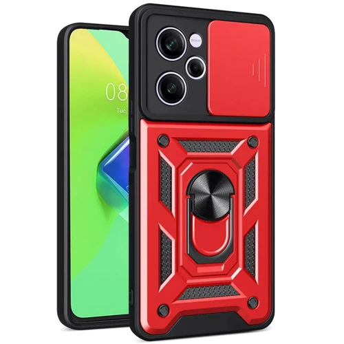 Чехол для телефонов Mobile Case Camshield Serge Ring Red for Xiaomi Poco X5 Pro 5G / Note 12 Pro 5G