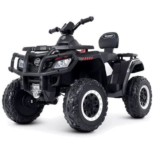 Детский электромобиль-квадроцикл Bambi Racer черно-белый (M 4868EL-1(24V))