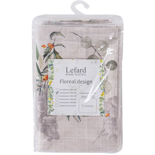 Скатерть Lefard "Paradise fruits" 140х180 см (747-002): Тип скатерть
