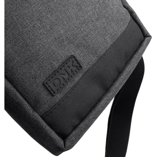 Чоловіча сумка планшет DNK Leather сіра (DNK-Bag-724-10): Фактура Ткана, матова