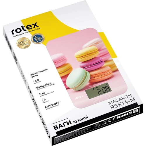 Весы кухонные Rotex RSK14-M macaron