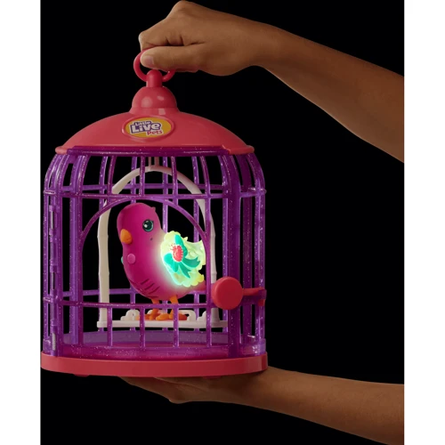 Пташка Little Live Pets, що говорить Тіара Твінклз, рожева (26457) фото 7