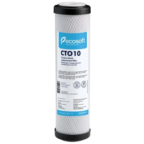 Картридж из спрессованного активированного угля Ecosoft CTO10 2.5"х10" (CHVCB2510ECO): Производитель Ecosoft