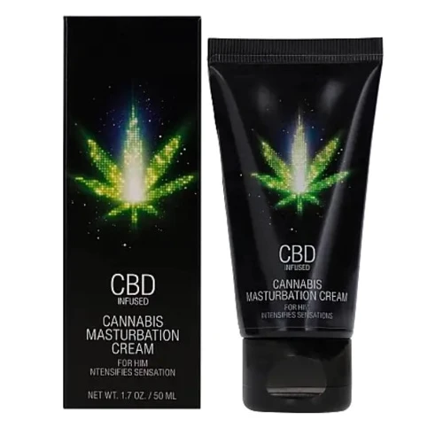 Стимулирующий крем для мужчин Shots - CBD Cannabis Masturbation Cream For Him, 50 ml