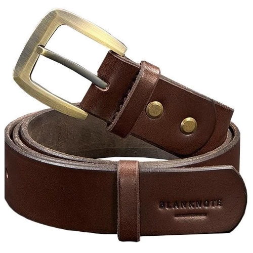 Чоловічий ремінь BlankNote коричневий (BN-BELT-3-flint)