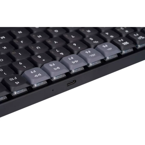 Клавиатура Keychron K3 PRO 84Key Gateron Brown Low Profile QMK UA RGB Black (K3PB3_KEYCHRON): Тип клавиатуры компактная