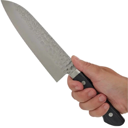 Ніж кухонний Kanetsune KC-940 Santoku 165 мм (3989.00.84): Рукоятка Дерево