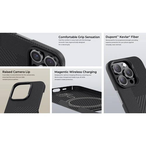 Чехол для iPhone Benks MagClap ArmorAir Case Montage Black for iPhone 16 Plus фото 7