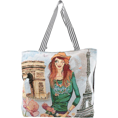 Женская сумка шоппер Valiria Fashion черная (5DETAL1822-2): Фактура Тканая