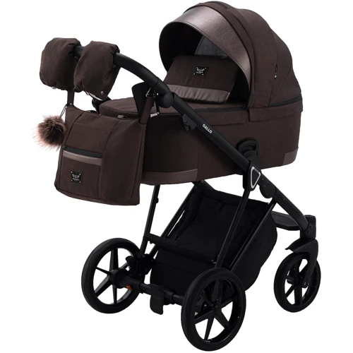 Коляска 2 в 1 Adamex Gallo Thermo GA-10 chocolate gold фото 12