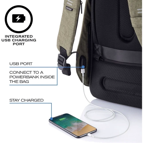 XD Design Bobby Hero Regular Backpack Green (P705.297) for MacBook Pro 15-16" фото 17