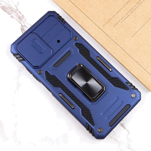 Чехол для телефонов Mobile Case Camshield Army Ring Navy for Xiaomi Poco X5 Pro 5G / Note 12 Pro 5G: Пленка в комплекте нет