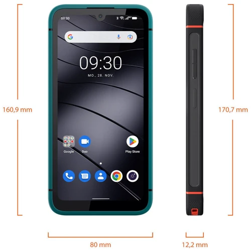 Смартфон Gigaset GX4 4/64GB Dual Sim Petrol: Вага 270 г