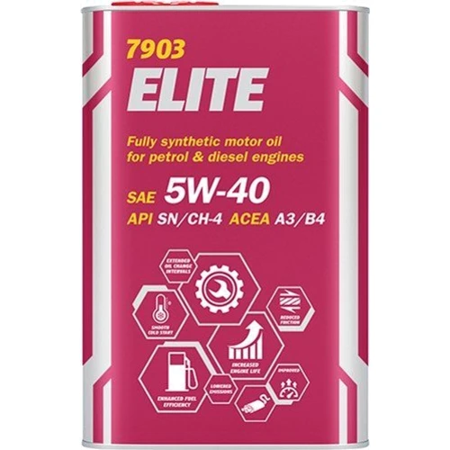 Моторна олія Mannol Elite 5W-40 Metal, 4л (MN7903-4ME)