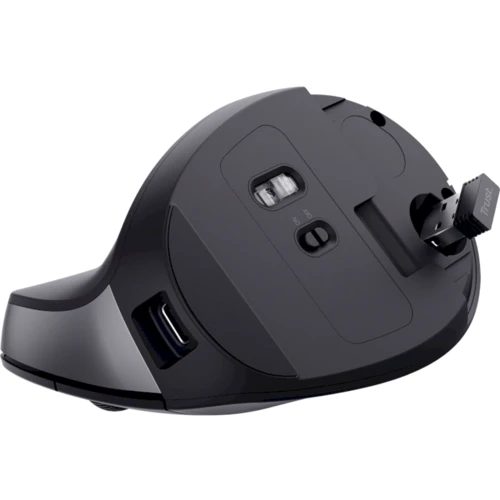 Мишка Trust Bayo 2 Ergonomic Black (25145): Кількість кнопок 5