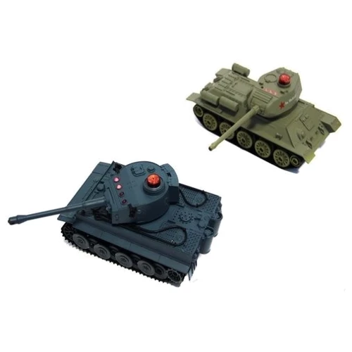 Танковый бой р/у 1:32 HuanQi 555 Tiger vs Т-34 фото 3