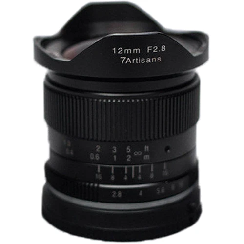 Объектив для фотоаппарата 7Artisans 12mm f2.8 (Sony E APS-C): Тип объектива Широкоугольный