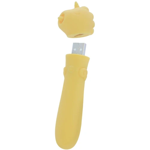 Вібратор-єдиноріжка Unihorn USB Bullet - Bean Blossom, віброкуля, USB зарядка