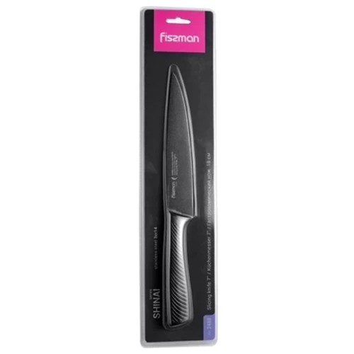 Нож Fissman Shinai graphite 18 см (2480): Рукоятка Нержавеющая сталь