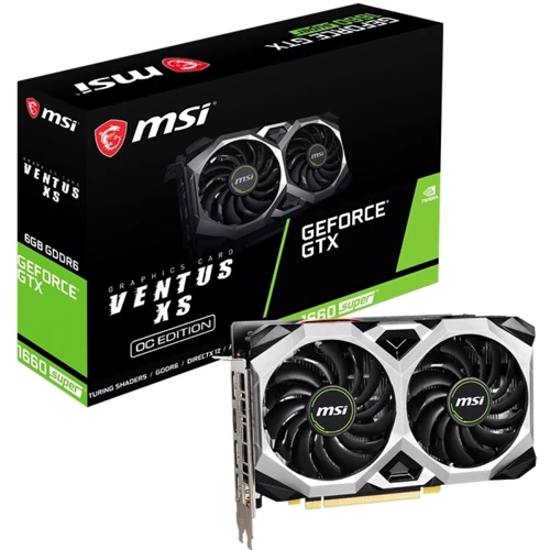 Видеокарта MSI GeForce GTX1660 SUPER 6144Mb VENTUS XS OC (GTX 1660 SUPER VENTUS XS OC)