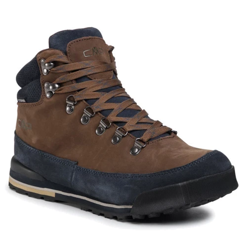 Ботинки CMP Heka Hiking Shoes Wp (3Q49557-01Qf) 42 (43) коричневые натуральный нубук зима фото 7