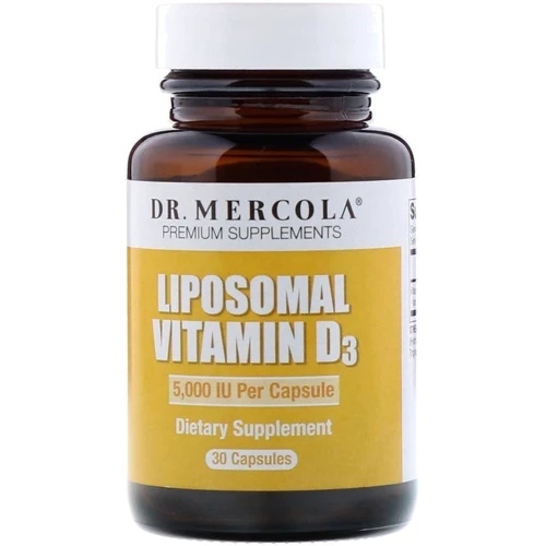 Dr. Mercola Liposomal Vitamin D3 5,000 IU 30 Caps Вітамін Д3 ліпосомальний