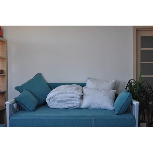 Ковдра SoundSleep Muse Лебедячий пух демісезонний 172х205 см (93443791): Наповнювач силиконизированное волокно