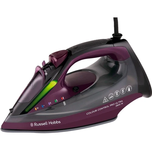Утюг Russell Hobbs 27281-56 Colour Control Pro Ultra Iron: Подключение проводное