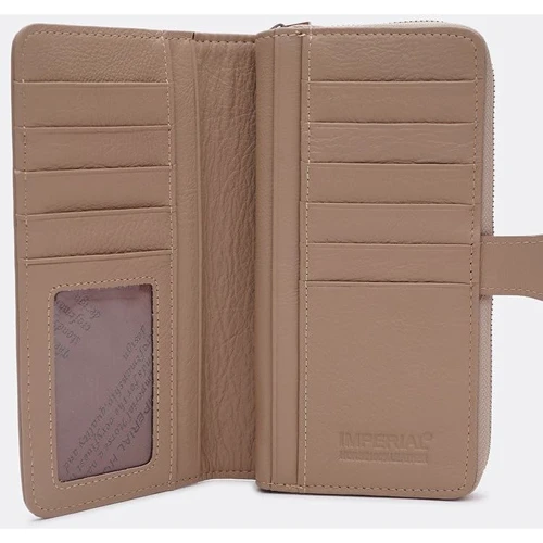 Женский кошелек Horse Imperial бежевый (K11090be-beige): Формат кошелька Вертикальный