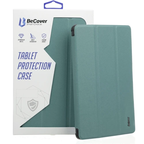 Аксессуар для iPad BeCover Case Book Soft Edge with Pencil mount Dark Green (706818) for iPad Air 2020/iPad Air 2022