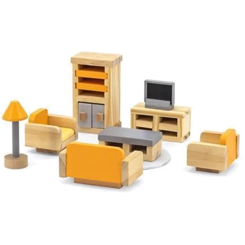 Дерев'яні меблі для ляльок Viga Toys PolarB Вітальня (44037): Тип Мебель