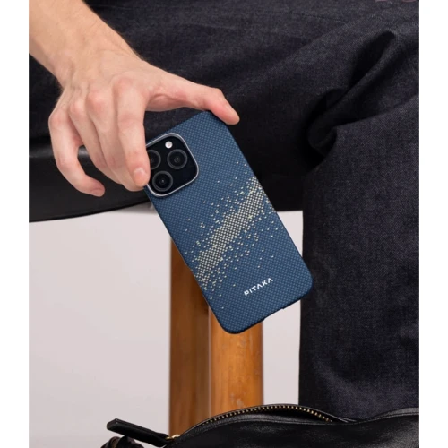 Чехол для iPhone Pitaka StarPeak Tactile Woven Case Milky way galaxy (KI1602MYG) for iPhone 16 Plus фото 9