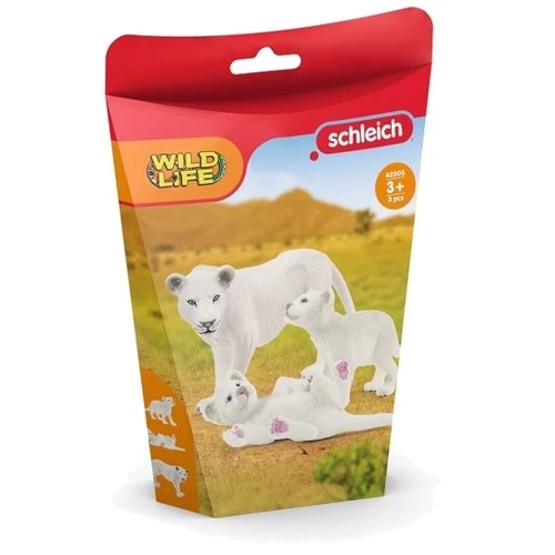 Набір іграшкових фігурок Schleich Левиця з дитинчатами (42505): Тип Набор игровых фигурок