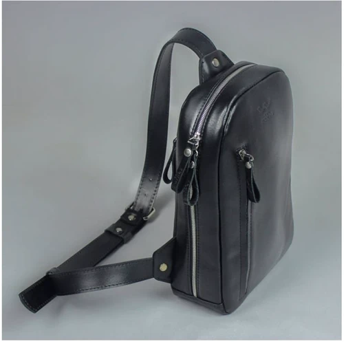 Чоловіча сумка-слінг The Wings чорна (TW-Chest-bag-black-ksr): Стать Чоловік