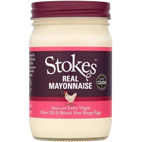 Майонез Stokes Real Mayonnaise с оливковым маслом 345 г (5060092690331)