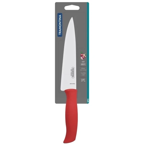 Нож Tramontina SOFT PLUS red Chef 17.8 см (23664/177): Рукоятка Полипропилен