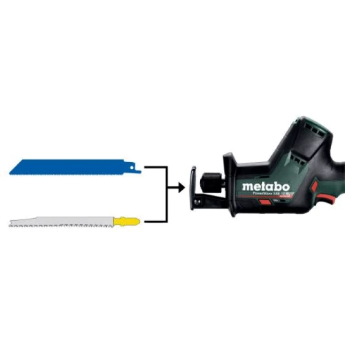 Сабельная пила Metabo PowerMaxx SSE 12 BL (602322500): Тип сабельная пила
