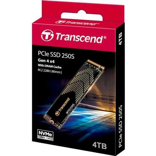 Transcend MTE250S 4 TB (TS4TMTE250S): Форм-фактор M.2 (2280)