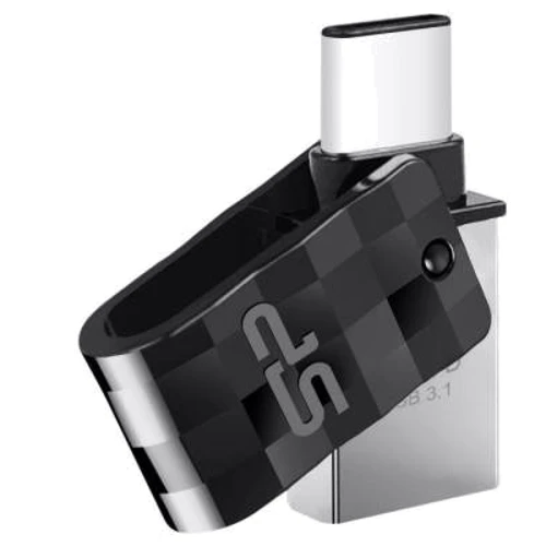 USB-флешка Silicon Power 64GB Mobile C31 USB 3.1/Type-C Black (SP064GBUC3C31V1K): Стандарт USB USB Type-C / USB 3.1