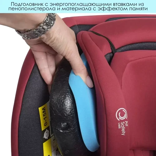 Автокресло El Camino (0-36кг) ME 1081 I-TRUST 360 ISOFIX Red (ME 1081) фото 8