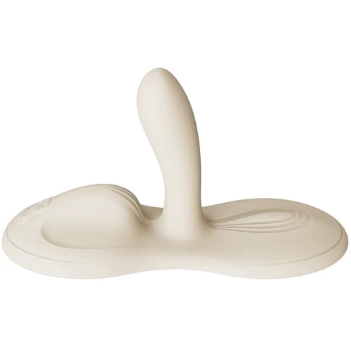 Sit-on-top смарт-вибратор Zalo – Flora Smart Vibrating Pad Ivory White, 9 моторов